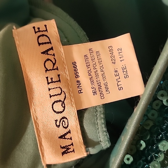 Prom pleated long beautiful backless blue dress with sequence - Picture 3 of 4